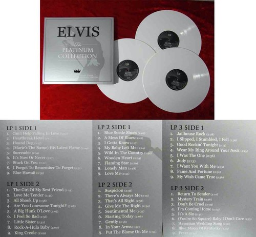 3lp elvis presley - 3lp, platinum